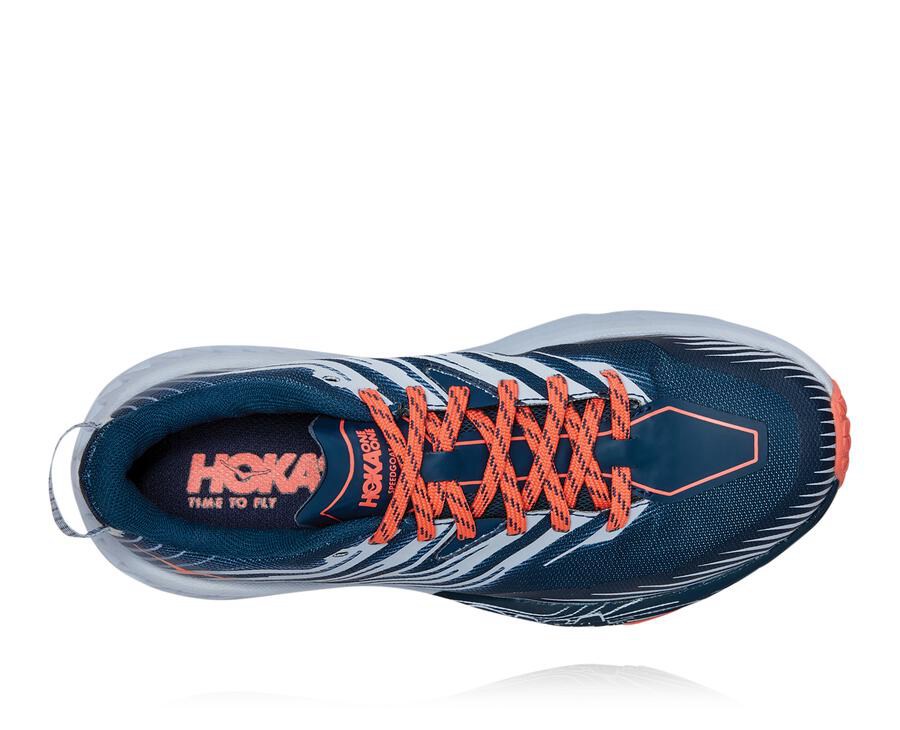 Hoka One One Spor Ayakkabı Kadın Lacivert/Beyaz - Speedgoat 4 - TC9167204